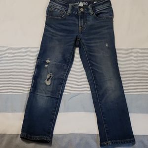 Gap distressed skinny jeans